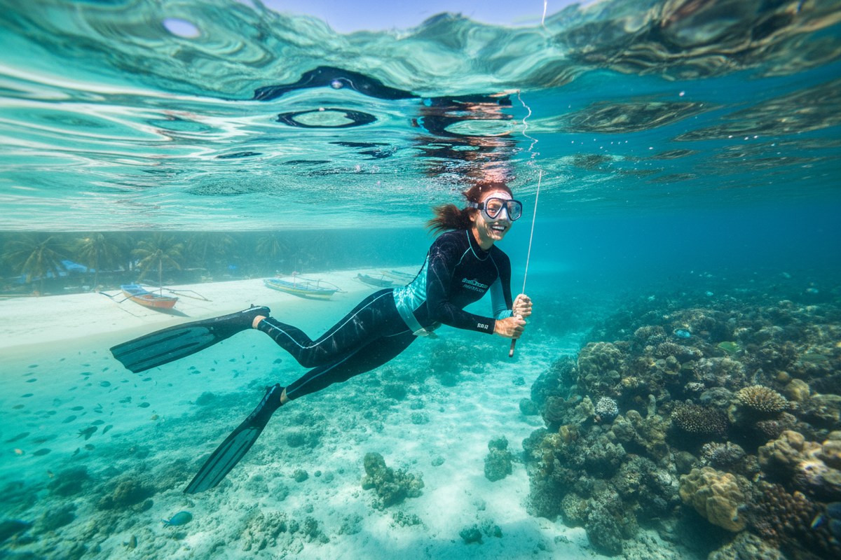 Freedive or Mermaid Experience — Paihia Beach